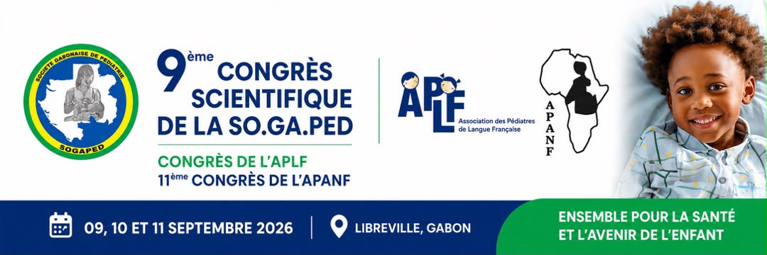 9e Congrès Scientifique de la SO.GA.PED — 09, 10 et 11 septembre 2026, Libreville, Gabon